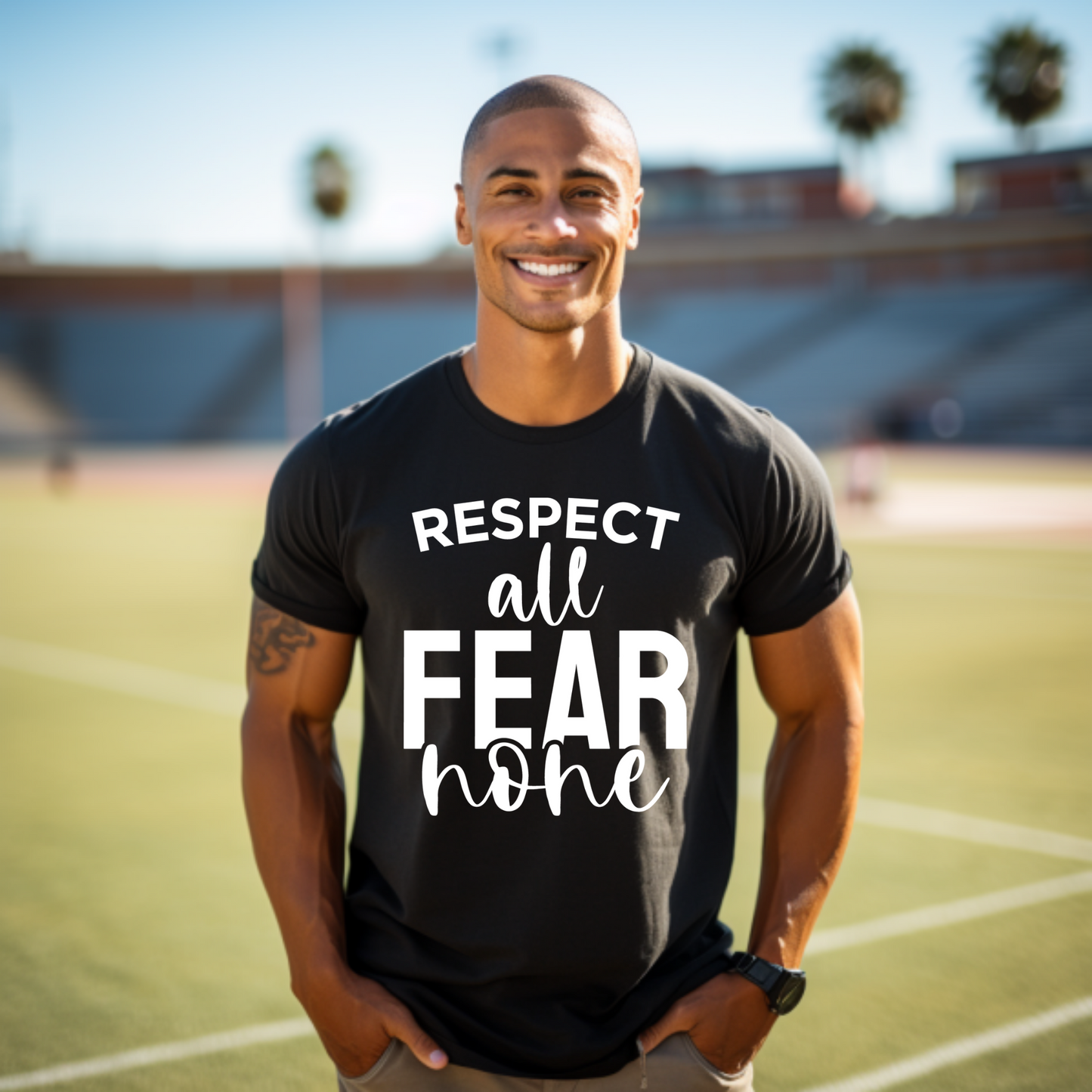 From Respect to Resilience: Bold Sports Tee