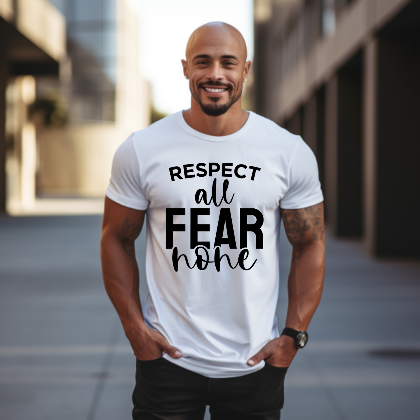 From Respect to Resilience: Bold Sports Tee