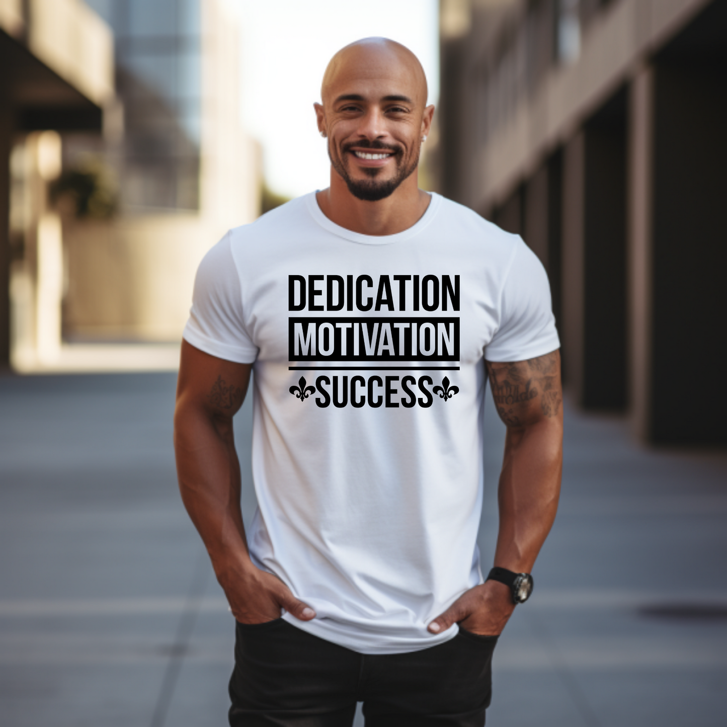 Victory Vibes: Dedication & Success Tee