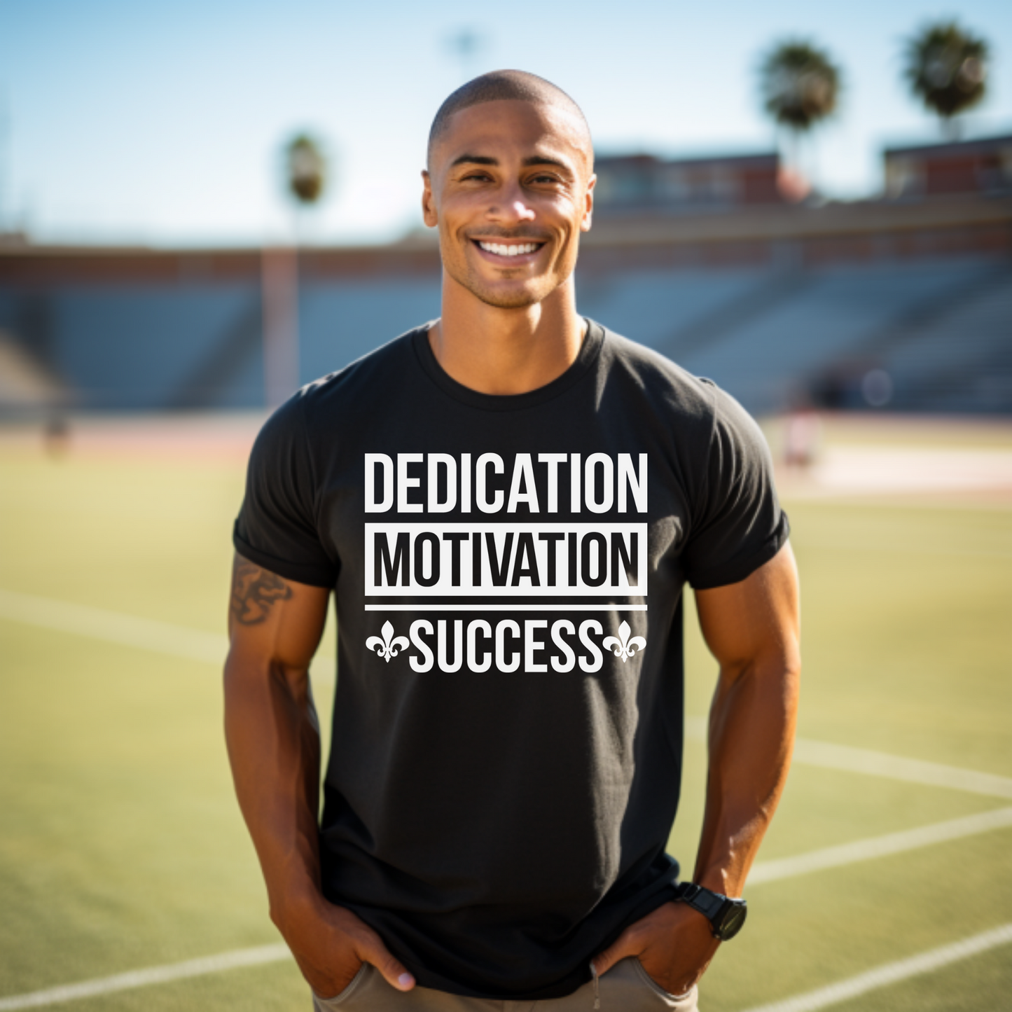 Victory Vibes: Dedication & Success Tee